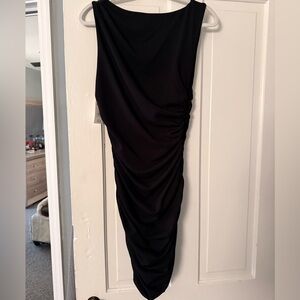 Abercrombie & Fitch Black Asymmetrical Dress